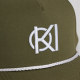 koi logo on cap
