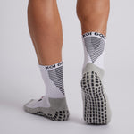 Mens golf socks crew length in white – premium cotton blend for long rounds