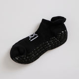 Anti Slip Ankle Golf Grip Sock Black