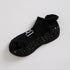 Mens golf socks ankle cut in black – performance-ready with reinforced toe and heel