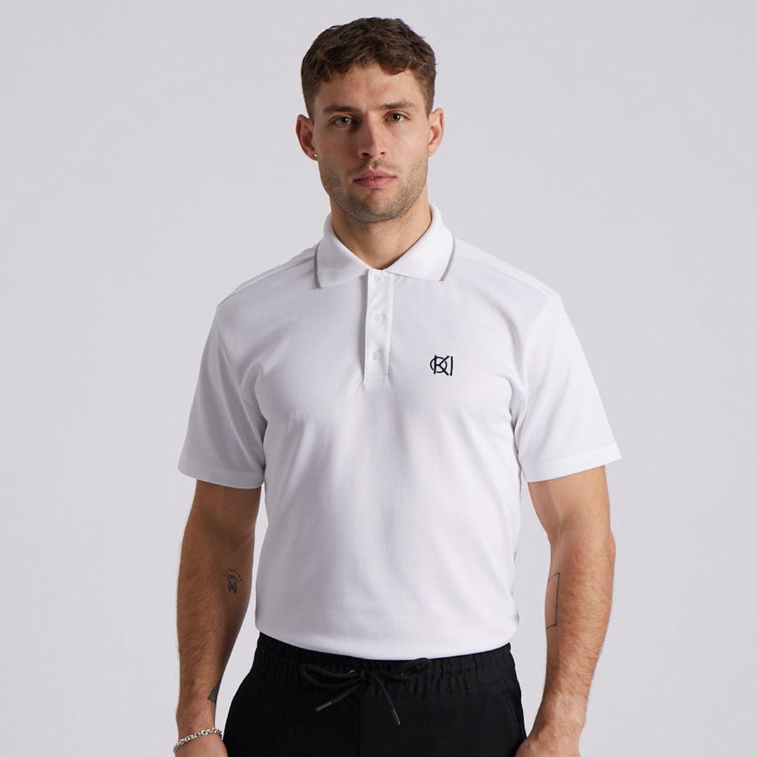 Inshore Boys Performance SS Polo White Golf main image 1