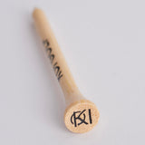 one bamboo golf tee