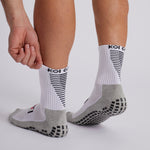 Koi Golf white crew socks for men – elegant and performance-driven design