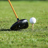 Bamboo golf tees on golf course
