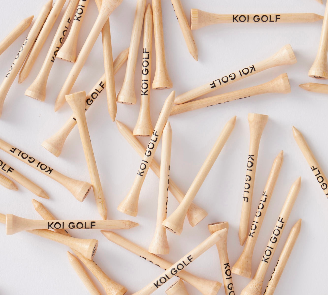 Bamboo golf tees